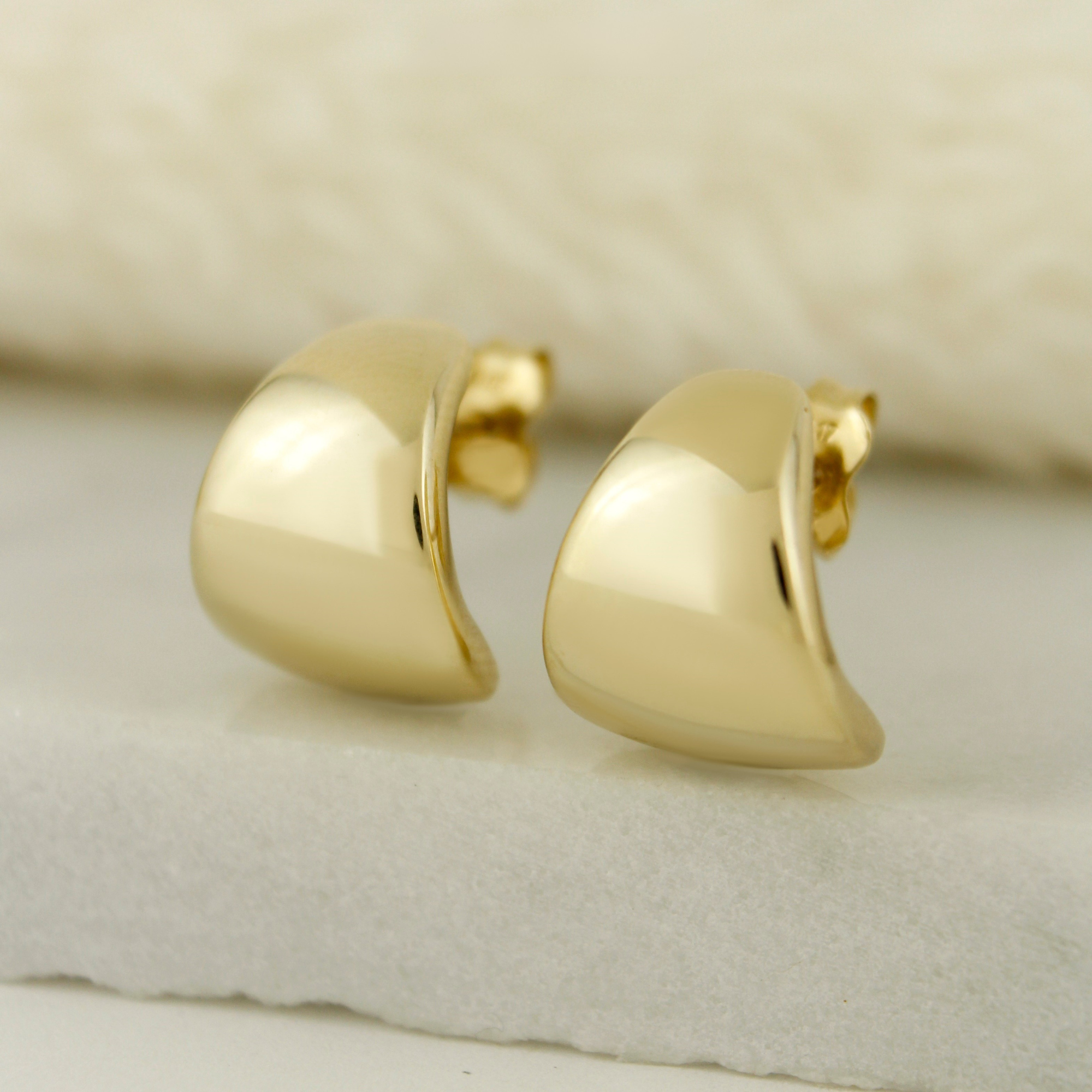 10K Solid Gold Earrings For Women