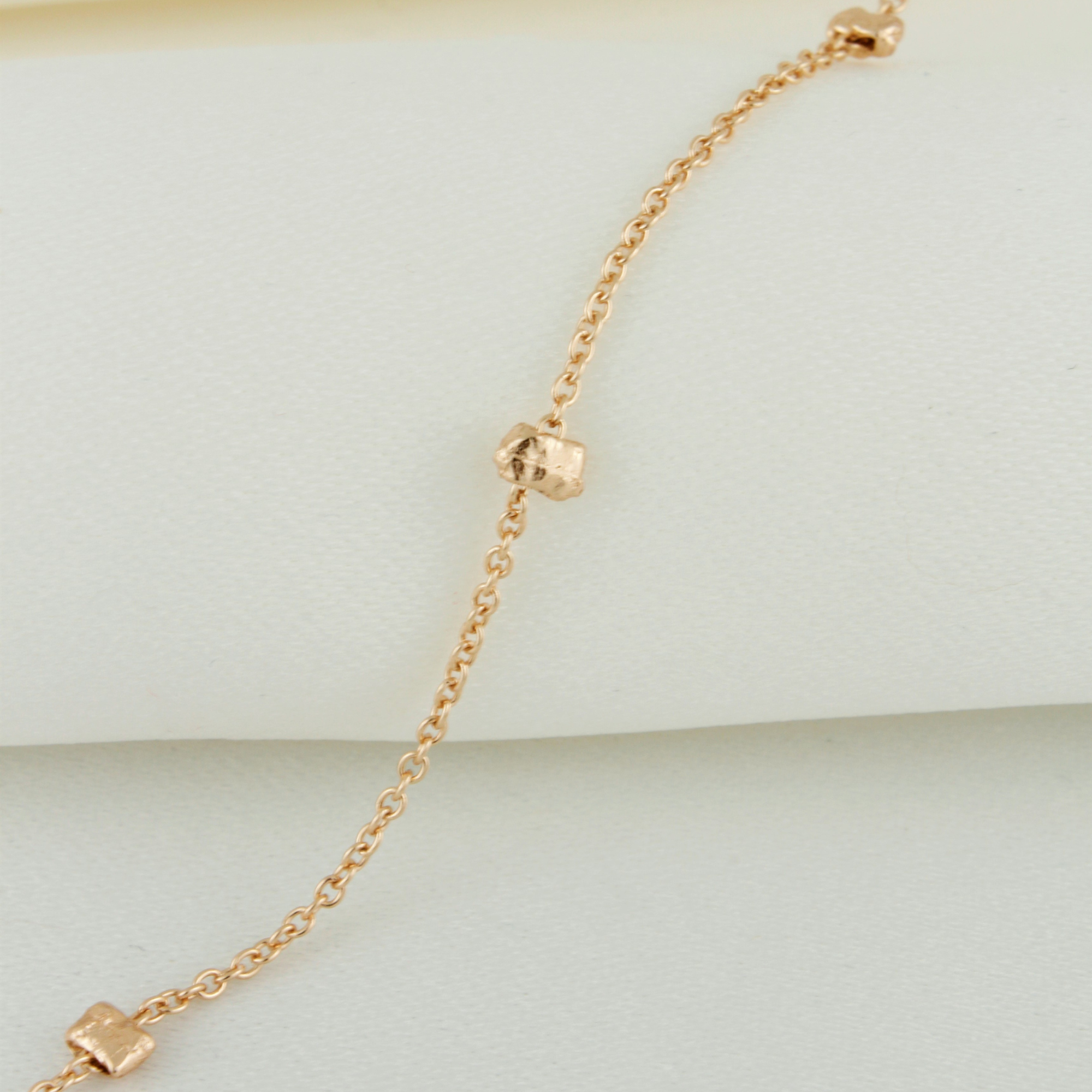 18k Gold Vermeil Dainty Satellite Ball Bracelet