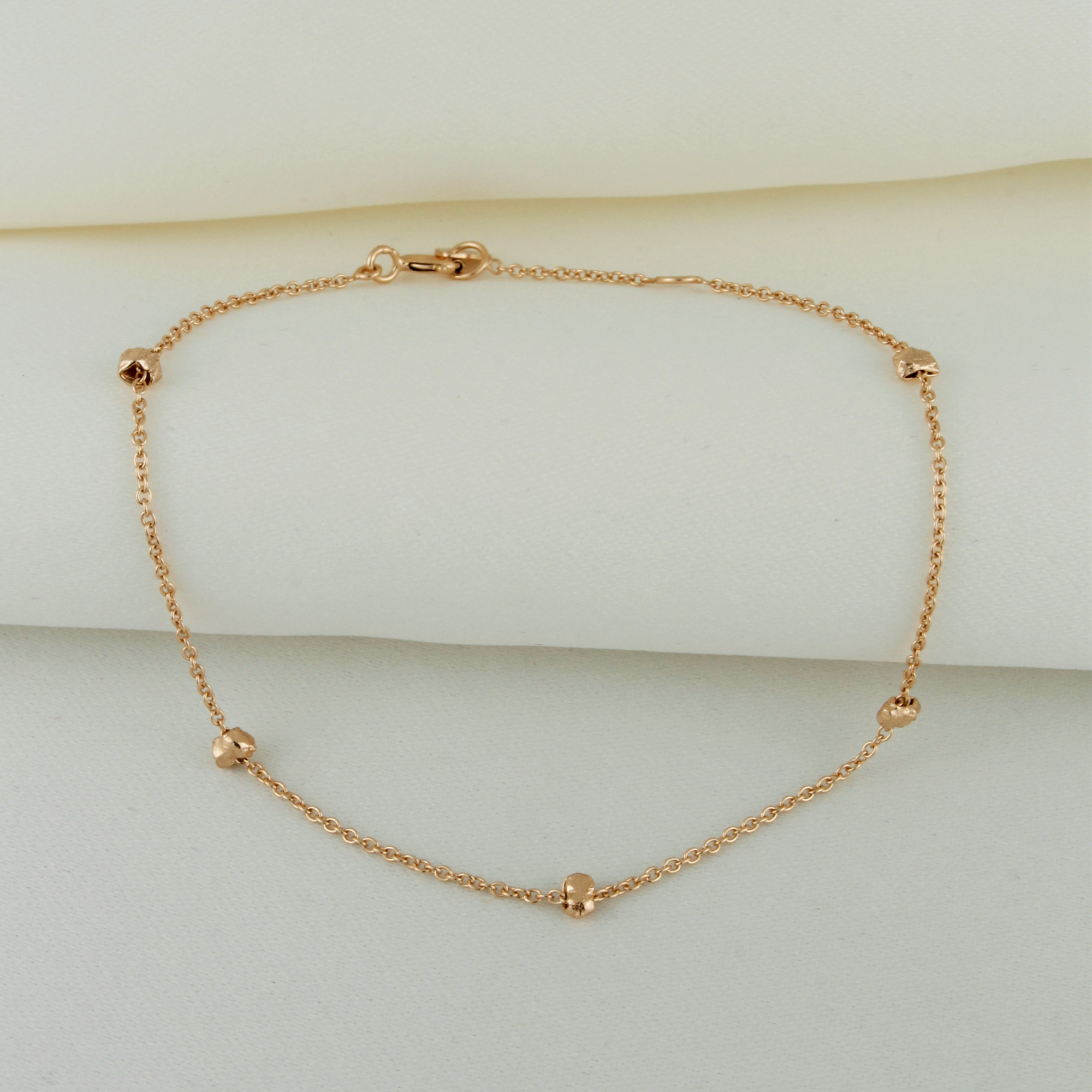 18k Gold Vermeil Dainty Satellite Ball Bracelet