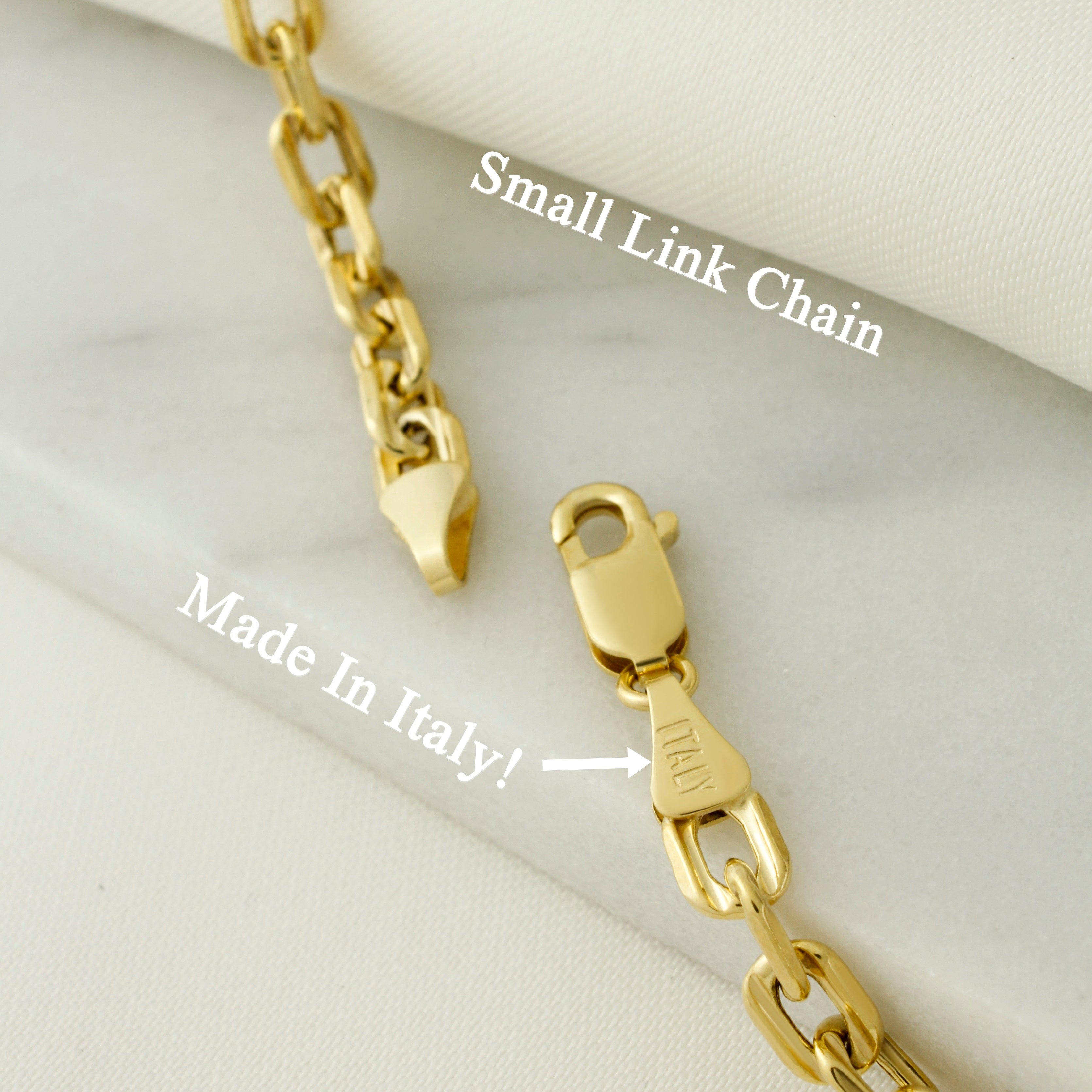 10k Real Gold Chunky Cable Chain Necklace - Serena Sparkles