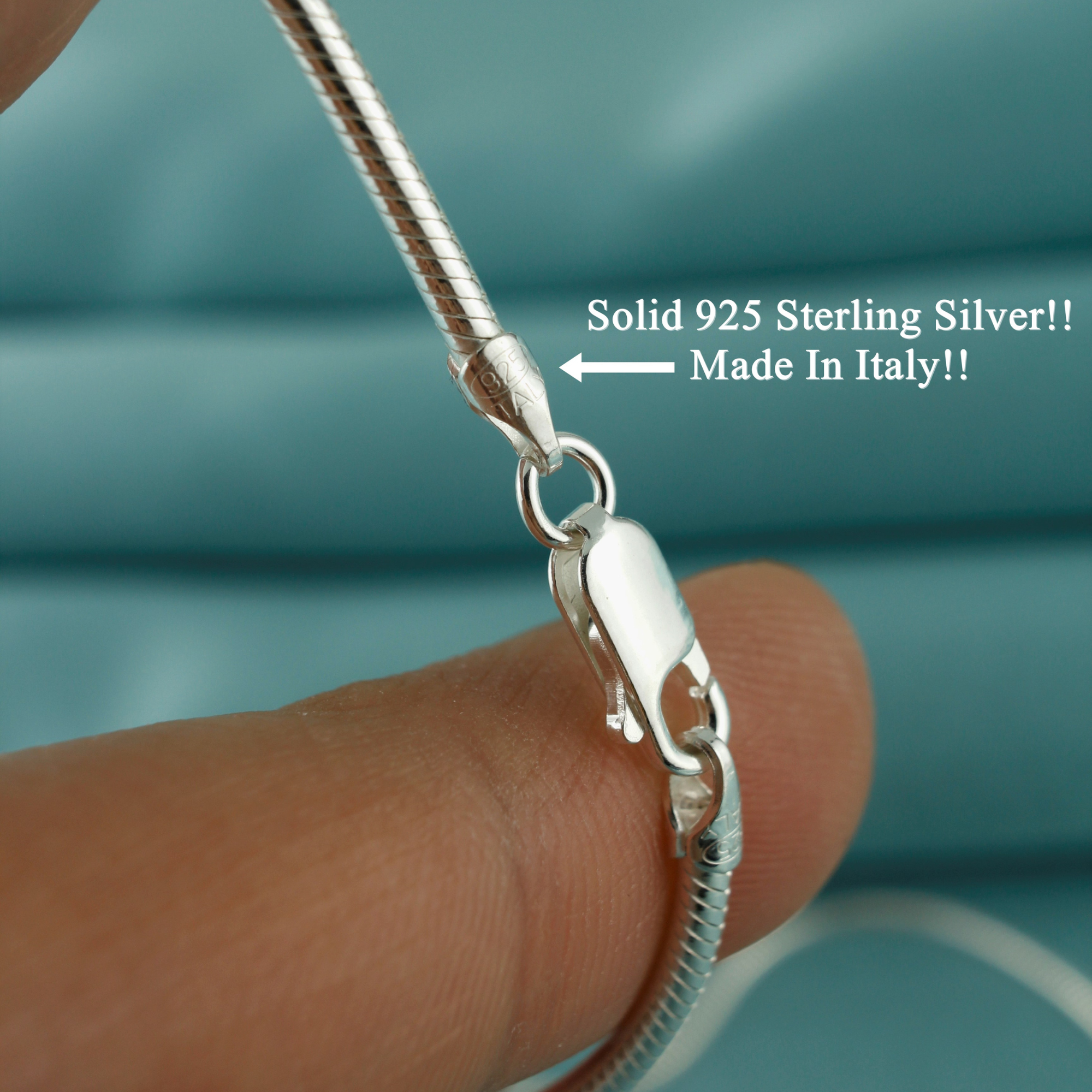 925 Sterling Silver Snake Chain Bracelets